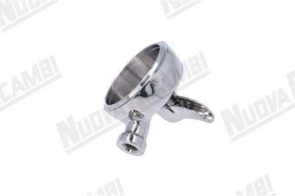 (612530)STAINLESS STEEL 15° ANGLED PORTAFILTER BODY 1 CUP WITH 