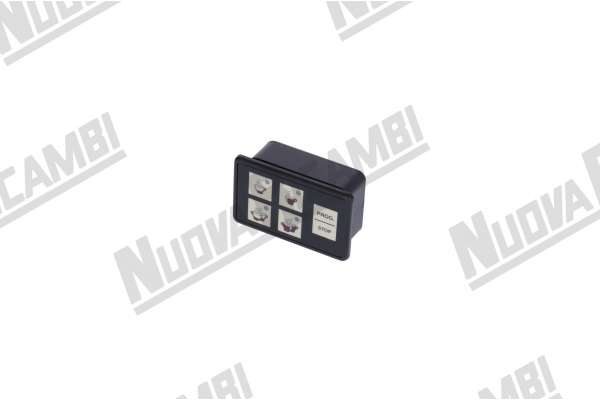 TOUCH PAD  5 BUTTONS - 4 LED - 10 PIN  -ASTORIA CMA BRAVA  ( 18359)