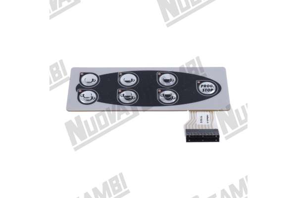 MEMBRANE TOUCHPAD 7 BUTTONS ASTORIA CMA- 10+10 PIN