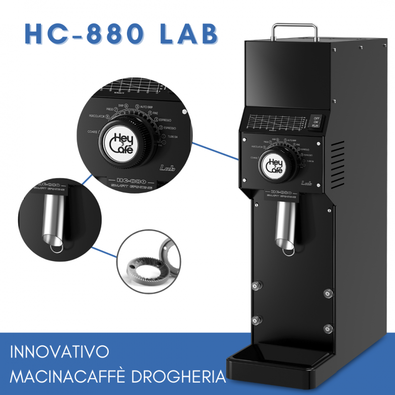 Scopri l’HC-880 LAB: l’innovativo macinacaffè drogheria