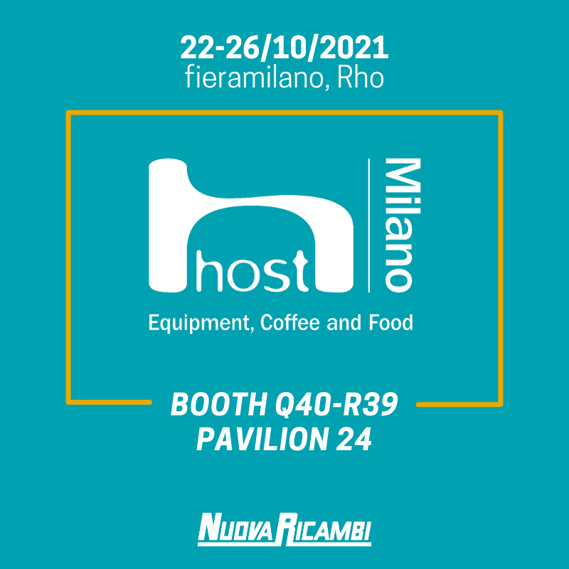 Everything is ready for HOST 2021. We are back live, and Nuova Ricambi will be there!