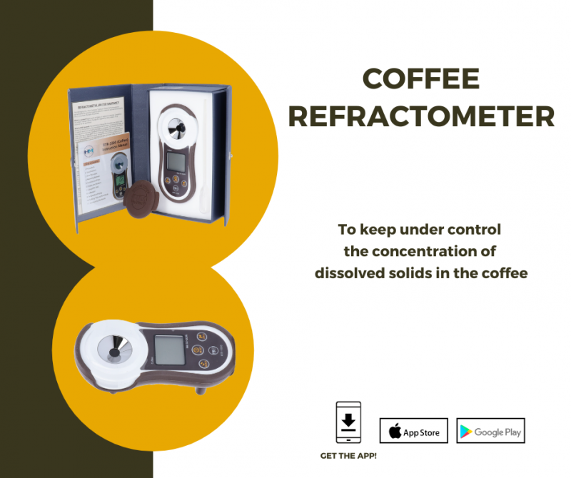 Do you want to become a little espresso chemist? You can't do without the refractometer.