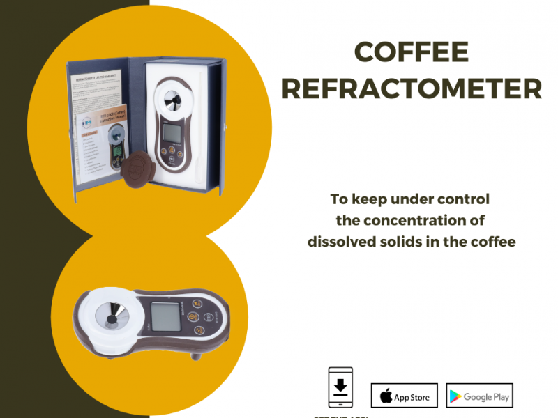 Do you want to become a little espresso chemist? You can't do without the refractometer.