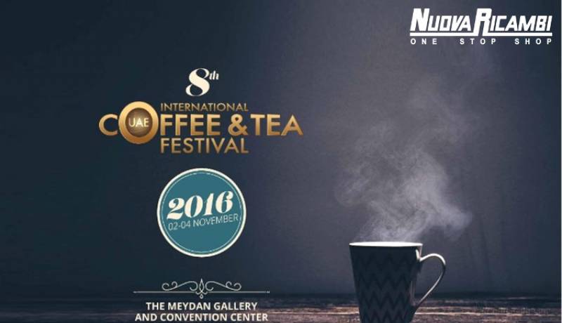 Erika Mondadori in Dubai for the International Coffee and Tea Festival 2016
