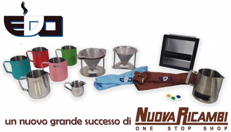 La collezione di Coffee Tools marchiata EDO Barista: l’ultimo grande successo di Nuova Ricambi