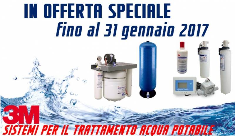 Trattamento per acqua potabile: un’offerta imperdibile solo per i clienti Nuova Ricambi!