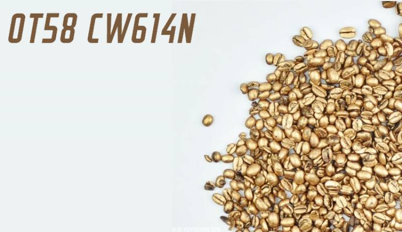 Brass OT58: the alloy of copper and zinc most used on coffee machines