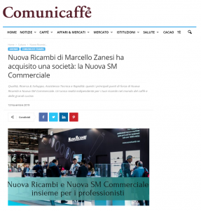 Nuova Ricambi di Marcello Zanesi ha acquisito una società: la Nuova SM Commerciale