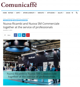 Nuova Ricambi and Nuova SM Commerciale together at the service of professionals