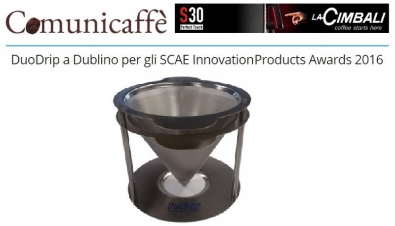 DuoDrip a Dublino per gli SCAE Innovation Products Awards 2016