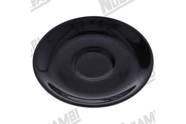 BLACK PORCELAIN COFFEE SAUCER Ø 120mm 