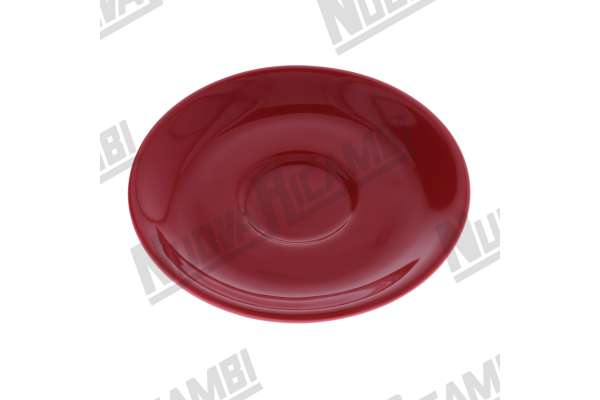 UNTERTASSE KAFFEE ROT PORZELLANMANUFAKTURE Ø 120mm