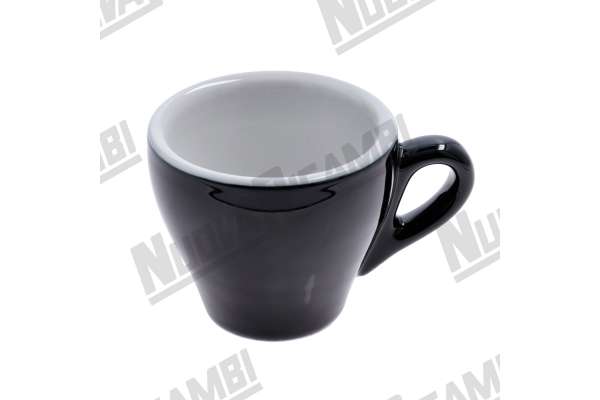 GENOVA BLACK PORCELAIN COFFEE CUP ( 80cc )