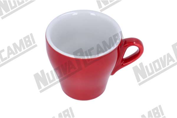 GENOVA RED PORCELAIN COFFEE CUP ( 80cc )