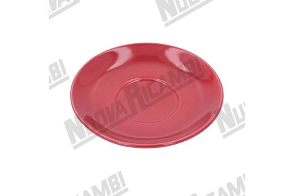 RED PORCELAIN BREAKFAST SAUCER Ø 160mm