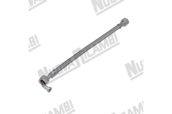 TUBO FLEX DI CARICO INOX  1/4Fp-1/4Fp  1 CURVA  28cm
