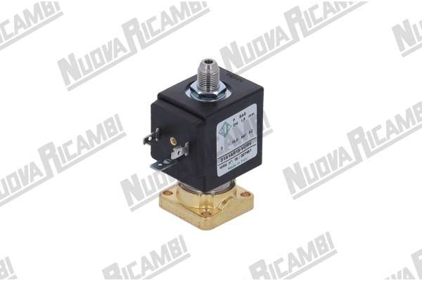 (502142)ELECTROVALVULA ODE 3 VIAS V220/50-60 14.5W ORIF. Ø 1,5 JUNTA RUBÍ ESCAPE CONICO 1/8