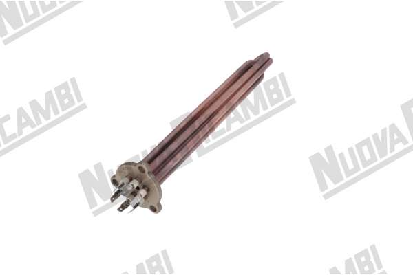 HEATING ELEMENT GR/2 V220/240 - 4000/4750W 6 FASTON POLES WITH PROBEHOLDER L. 300mm GAGGIA/ ISOMAC/ LA PAVONI/ SAECO