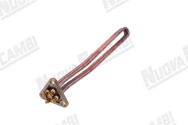 RESISTENZA GR/2 V220 - 3000W   L. 330mm BIANCHI/ BRASILIA/ CIME/ ECM/ EXPOBAR/ RST/ SV ITALIA/ VIBIEMME