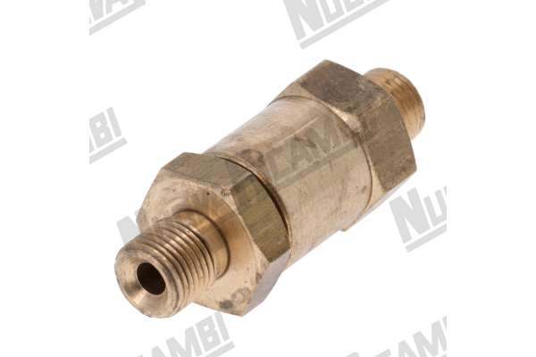 CONJUNTO VALVULA ANTIRRETORNO G. 1/8M -1/8M  BRASILIA/ LA PAVONI/ VBM