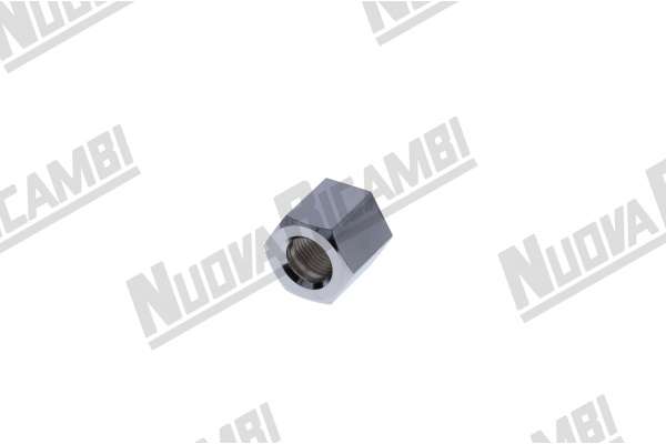 CHROMED NUT G. 3/8F  WATER/STEAM PIPE -HEX. 22mm - H. 21mm