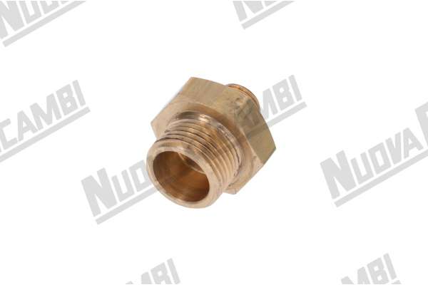 RACCORDO SNODO RUBINETTO ACQUA/VAPORE G. 1/8M - 3/8M  BRASILIA CENTURY/ PORTOFINO