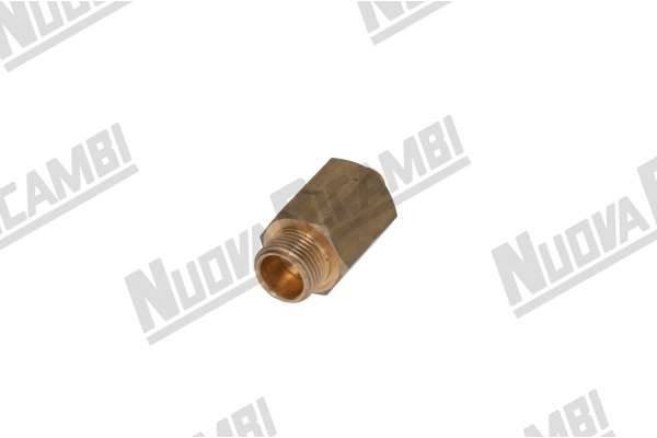 RACCORDO SNODO RUBINETTO ACQUA/VAPORE G. 1/8M - 3/8M  BRASILIA GRADISCA