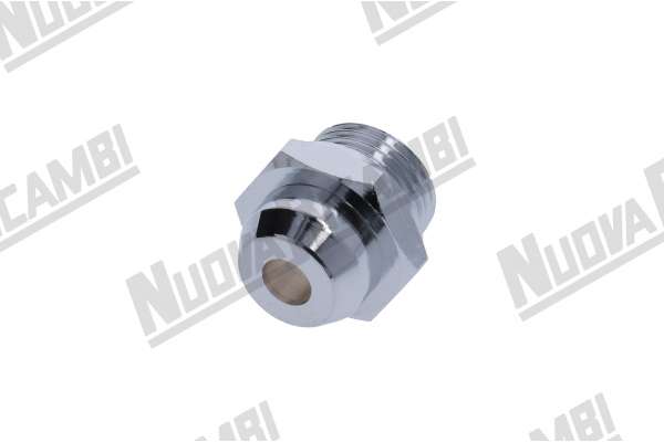 RACOR CROMADO DESAGUE GRUPO A PALANCA -H. 26mm BFC/ SANREMO/ ECM/ ISOMAC/ PROFITEC