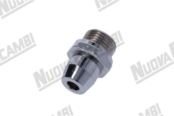 RACOR CROMADO DESAGUE GRUPO CON PALANCA- H. 37mm FAEMA E61/ QUALITY