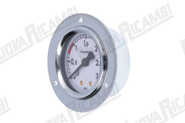 1 SCALE PRESSURE GAUGE 0-3 BAR CONNECTION 1/8M FLAT- FRAME Ø 71mm - BODY Ø 52mm FAEMA E/61