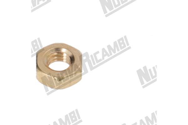 DADO OTTONE M3 - ES. 6mm - H. 2,3mm