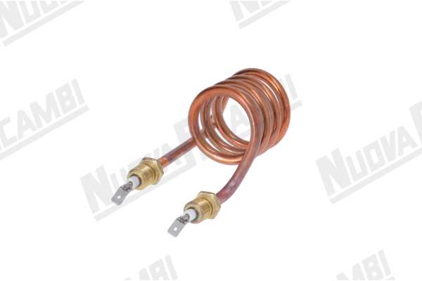 RESISTENCIA V220/240 - 1300/1550W - 2 POLOS FASTON - CONECCION 1/4M - L. 80mm  CASADIO VENTI