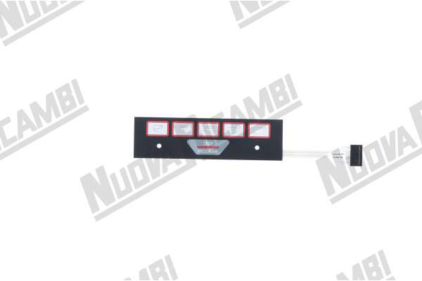 MEMBRANA PULSANTIERA FAEMA E98/A RESTYLING/CIMBALI M27 176X49 mm FLAT 8 PIN