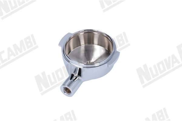 CORPO PORTAFILTRO ATTACCO MANOPOLA M12 ATTACCO BECCUCCI 3/8  ECM/ CIME/ RANCILIO