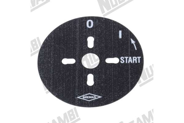 PLACA CONMUTADOR 0-1 START MAZZER ROBURDOSIFICADOR/ JOLLY/ MAJOR