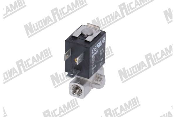 ELECTROVALVULA SIRAI 2VIAS INOX PEQUEÑA1/8-1/8 FF V230/50-60 4W ORIF. Ø 1,6 JUNTA VITON