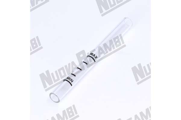 SILK-SCREEN PRINTED/GRADUATED LEVEL SIGHT GLASS  Ø 12x130mm  FAEMA STAR/ TRONIC