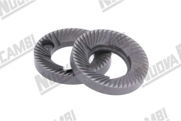 MAHLSCHEIBEN PAAR CUNIL MG21 L. Ø AUS. 59 - Ø INN. 33/30 - H 9mm 3/0 LÖCHER