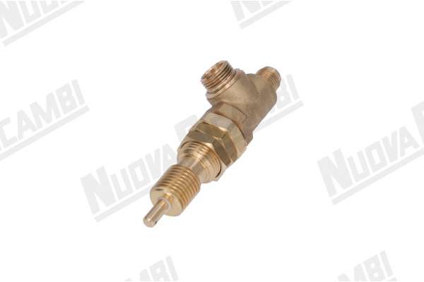 STEAM/WATER VALVE WITHOUT TUBE - FLARE CONNECTION 1/4M - 3/8M   BFC/ BRASILIA/ BRUGNETTI/ ECM/ RST/ SANREMO/ VIBIEMME/ VICTORIA ARDUINO