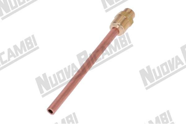 TUBO INYECTOR Ø 8mm - 1/4M-3/8M - L. 127mm - RANCILIO CLASSE 5/ 7/ 9/ 10/ 11/ 20/ EPOCA