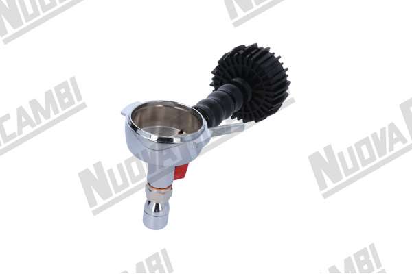 SIEBTRÄGER FAEMA MIT MANOMETER UNDSONDE-THERMOMETER VERBINDUNG