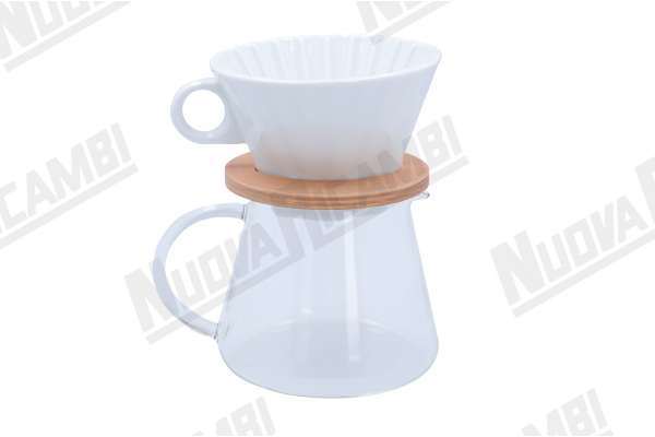 COFFEE POT AND DRIPPER SET 600ml