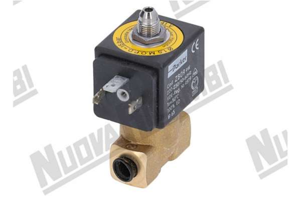 MAGNETVENTIL PARKER 3 WEGE 1/4-1/4 FF V220/50-60 9W ÖFF. Ø 1,5 VITON HALTUNG KONISCHE ABFLUSS 1/8