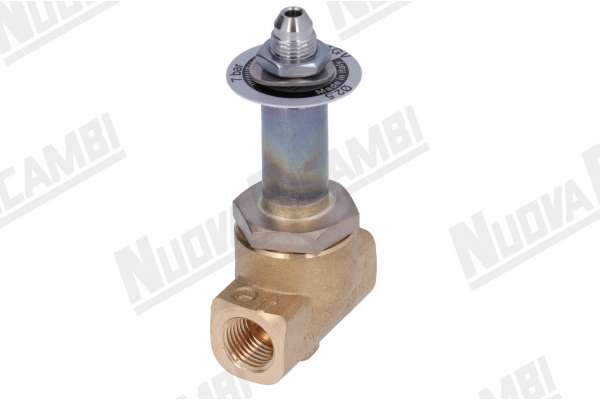 3 WAY SOLENOID VALVE BODY 1/4-1/4 FF OPENING Ø 2.5mm VITON SEAL DRAIN CONICAL 1/8 FITTING Ø 14.5mm