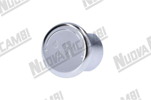 TAPON CROMADO RUEDA AGUA