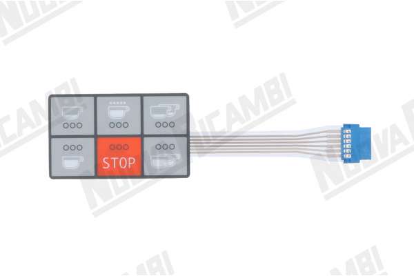 MEMBRANA BOTONERA 6 TECLAS FAEMA DUE