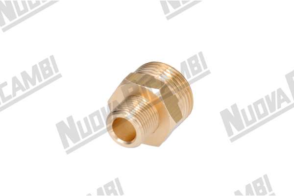 BRASS JOINT 3/8M-3/4M HEX.26mm