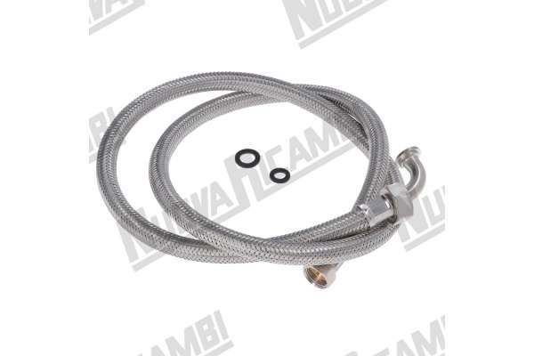 STAINLESS STEEL FLEXIBLE INLET HOSE 1/2Fp - 3/4Fp - 1 CURVE 150cm