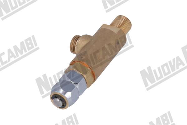 ASSIEME RUBINETTO ACQUA/VAPORE  - ATTACCO 3/8M-3/8F   RANCILIO ( CLASSE 10/ EPOCA )
