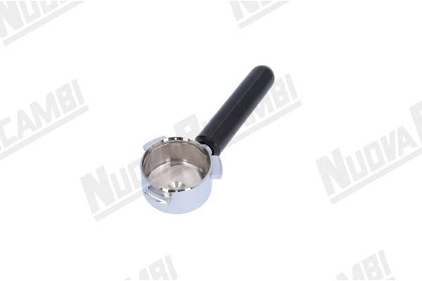SIEBTRÄGER  OHNE AUSLAUF MIT ZYLINDRISCHE HANDGRIFF M10 AUSLAUF ANSCHLUSS 3/8 MIT SIEBTRÄGERFEDER FÜR SAN MARCO